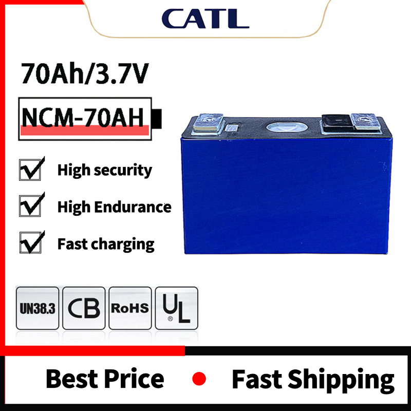 Lithium Battery Cell Supplier - CATL NCM40 70Ah 3.7v Prismatic