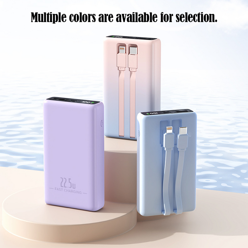 Power Bank Supplier - 10000mAh 22.5W Fast Charging Built-in