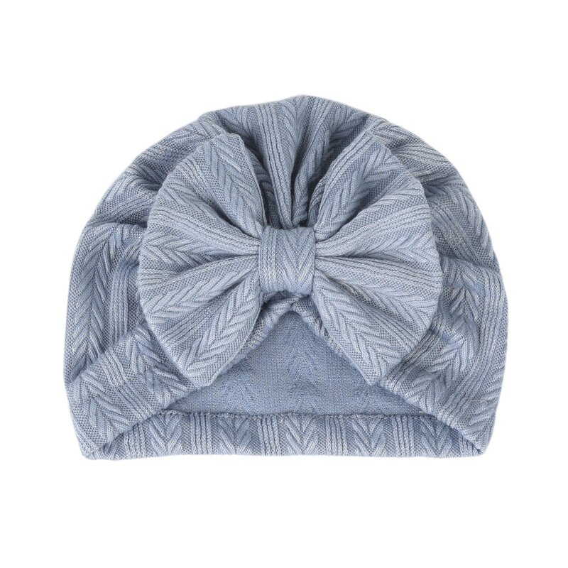 Baby Hat Manufacturer - Wholesale Fashion Solid Color Wheat-striped Bow