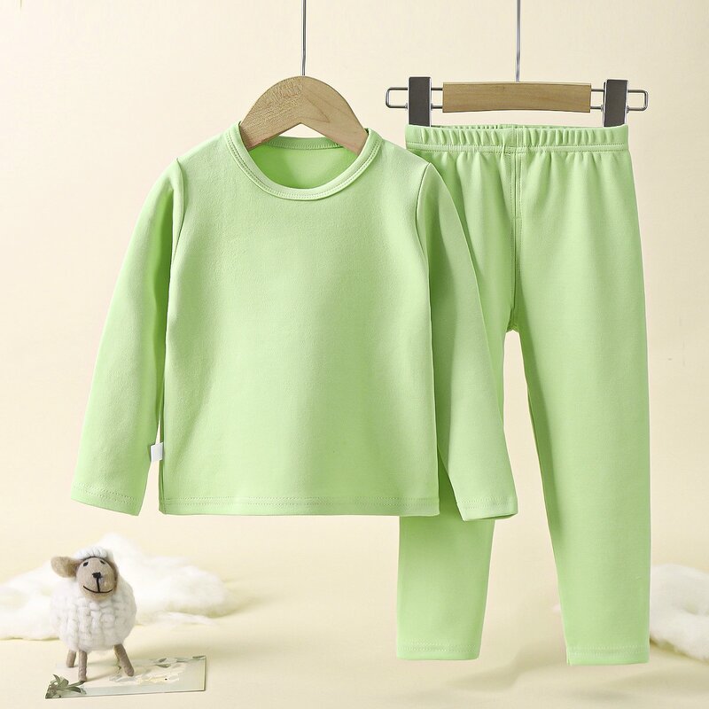 Pajamas Set Manufacturer - OEM Custom Cotton Solid Colors 2pcs Soft