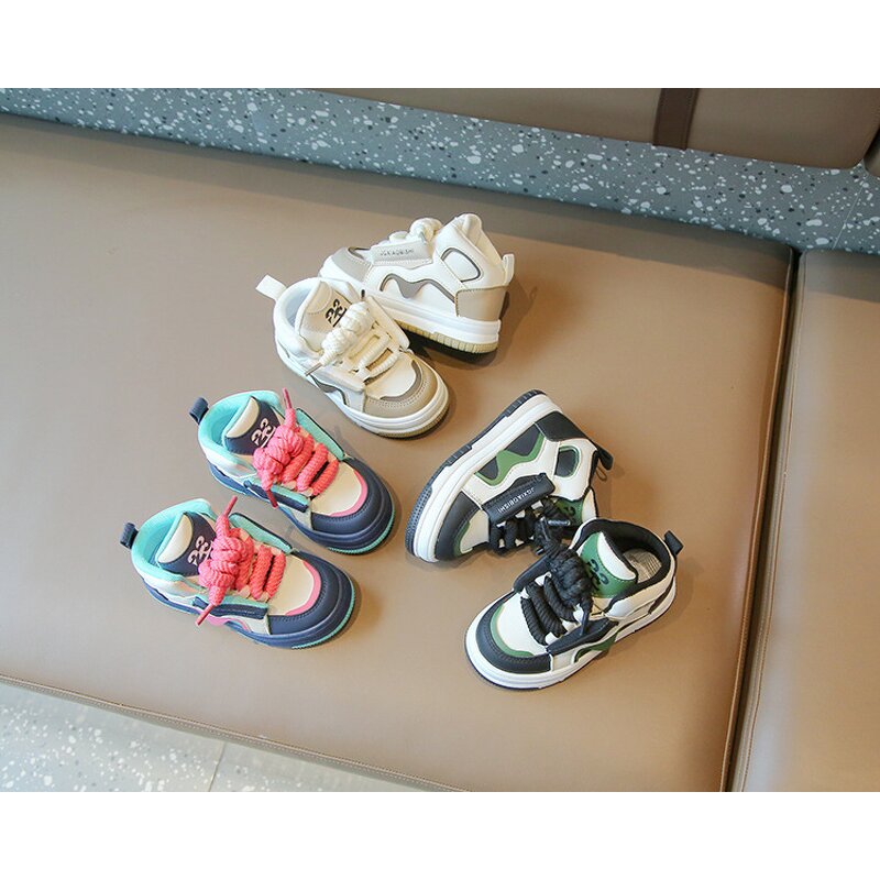 Children's Sneakers Manufacturer - OEM Custom Spring Autumn Toddlers Pu