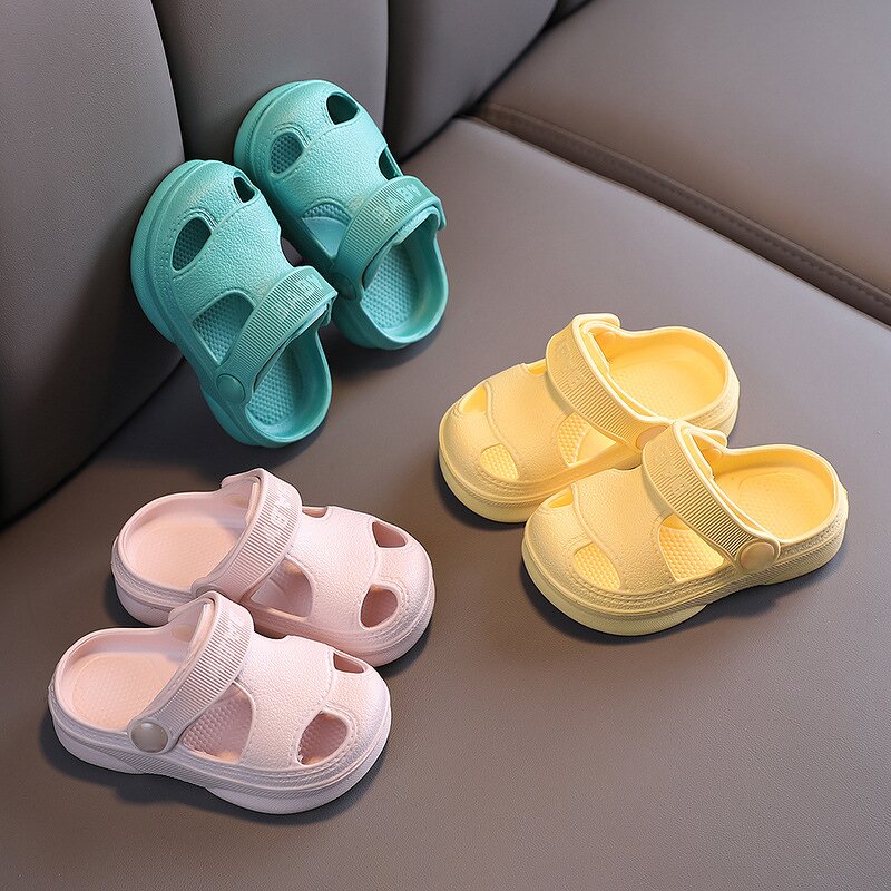 Children's Slippers Manufacturer - OEM Custom 2024 Boy Slides Solid Color