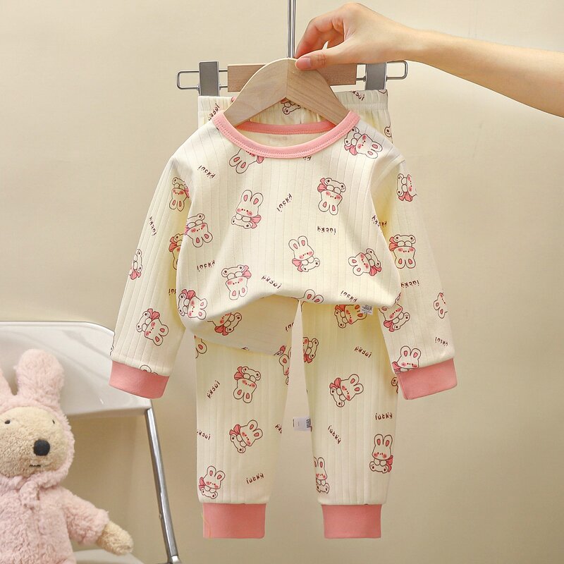 Kids Pajamas Manufacturer - Wholesale 2 Piece Autumn Winter Long Sleeve