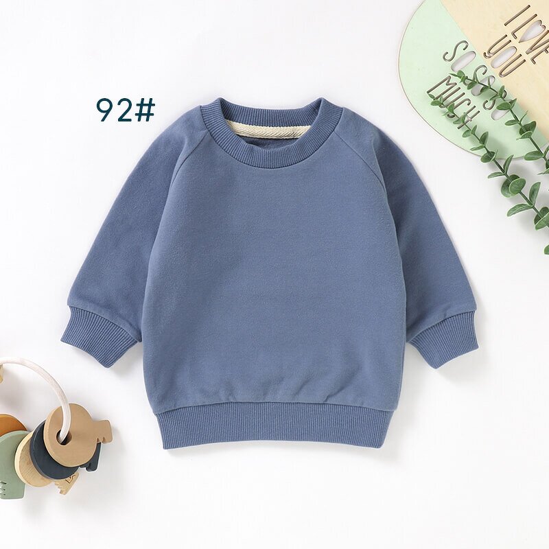 Children Hoodie Manufacturer - Wholesale Solid Color Long Sleeve Kids