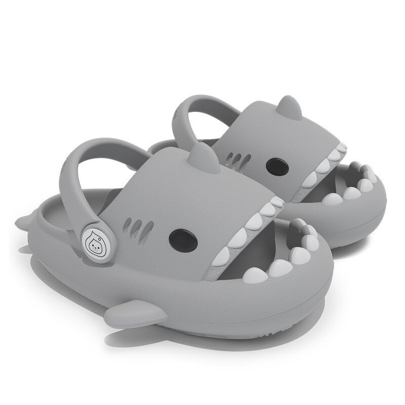Children's Slippers Manufacturer - OEM Custom 1-10 Years Shark Non-slip Cartoon