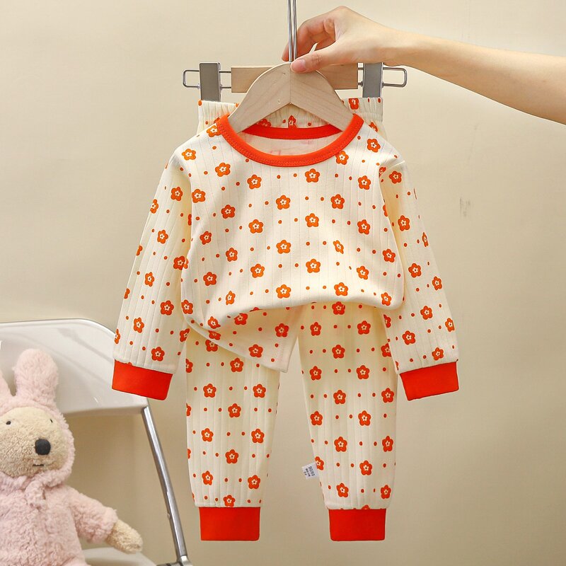 Kids Pajamas Manufacturer - Wholesale 2 Piece Autumn Winter Long Sleeve