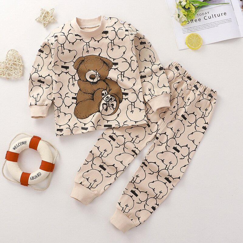 Kids Pajamas Manufacturer - OEM High Quality Cotton Autumn Winter 2pcs