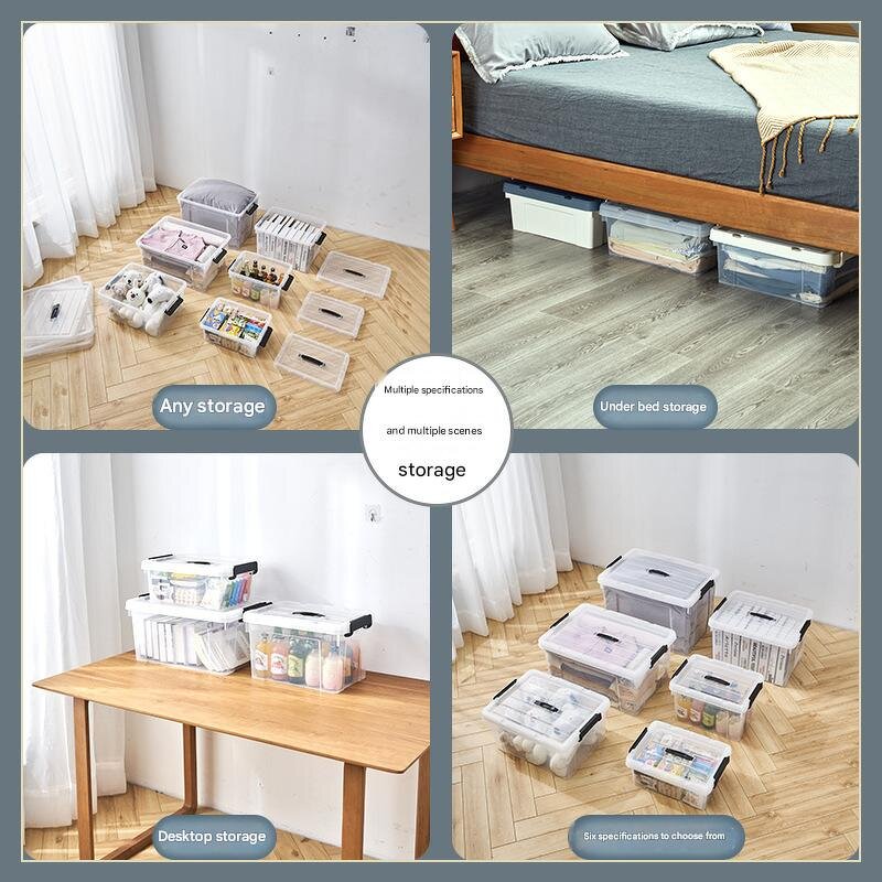 Storage Box Supplier - Waterproof Transparent PP Plastic Large