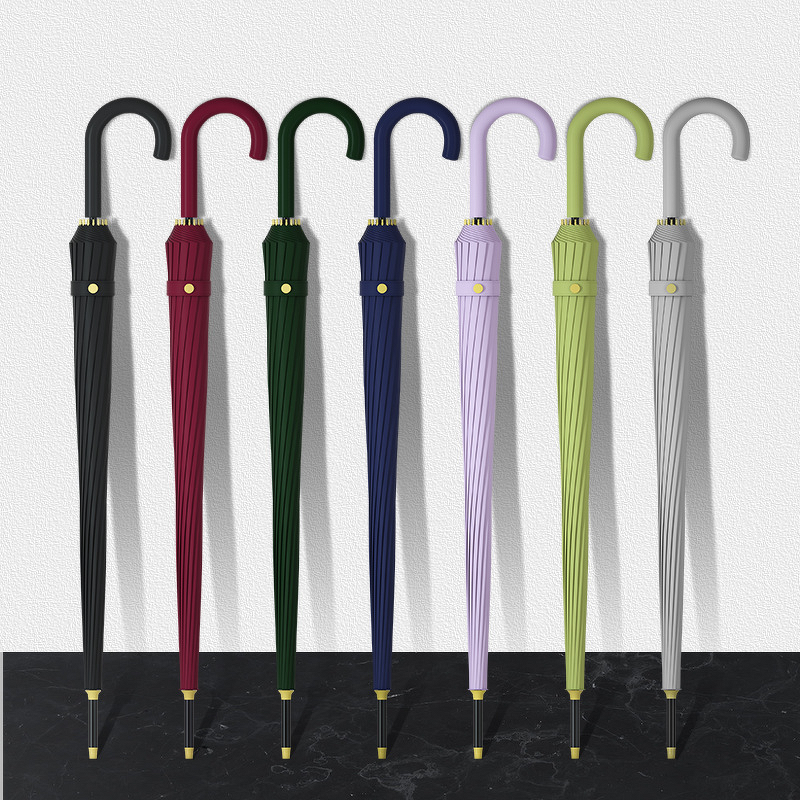 Umbrella Supplier - Double Straight Pole Large Oversized Semi-Automatic