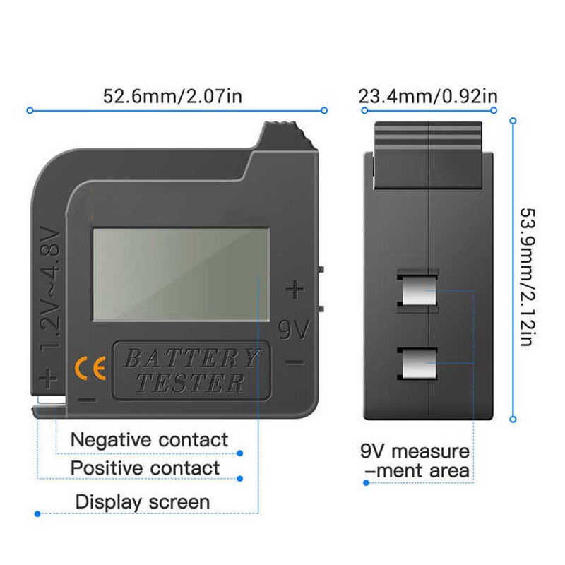 Battery Tester Factory - Digital Dry Cell Capacity Voltage