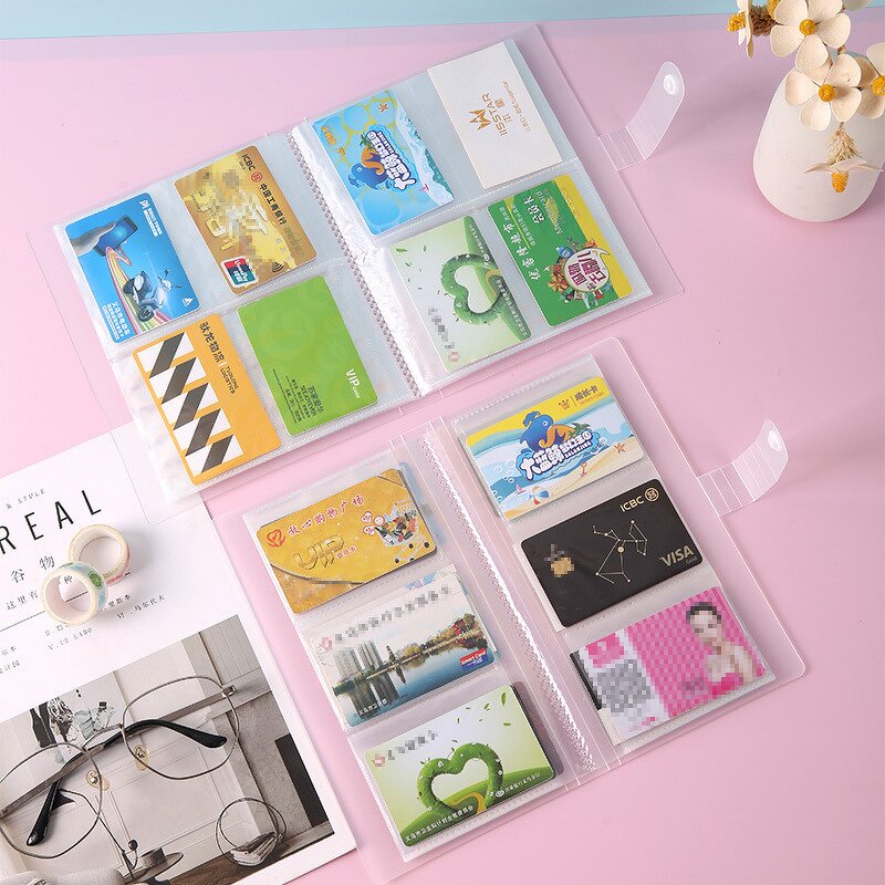 Photo Album Supplier - Portable Transparent Mini Card Holder