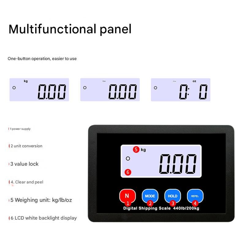 Platform Scale Factory - 200kg High-Precision Pet Battery Powered
