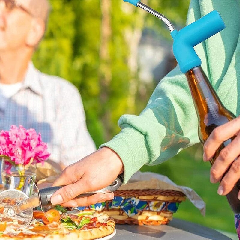 Beer Breathing Tube Supplier - 304 Stainless Steel Double Straws