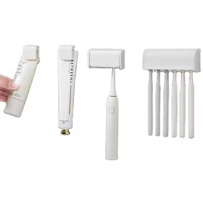 Toothbrush Holder Factory - Wall-mounted Punch-Free Storage Rack