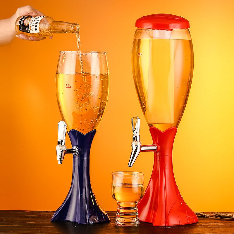 Wine Dispenser Supplier - 1.5L/3L Luminous Bar Cocktail Shaker