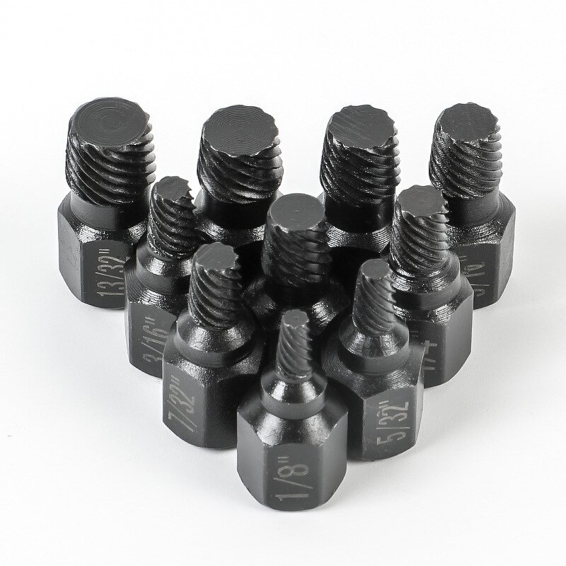 Screw Remover Set Supplier - 10-Piece Carbon Steel Hexagon Socket