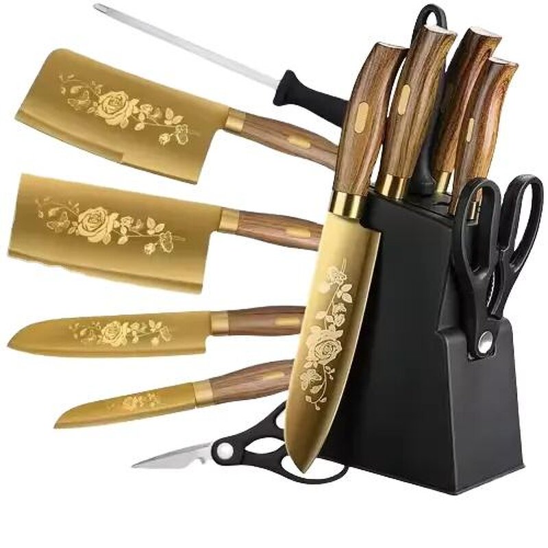 Kitchen Knife Set Supplier - 6-Piece Stainless Steel Bone-Slicing