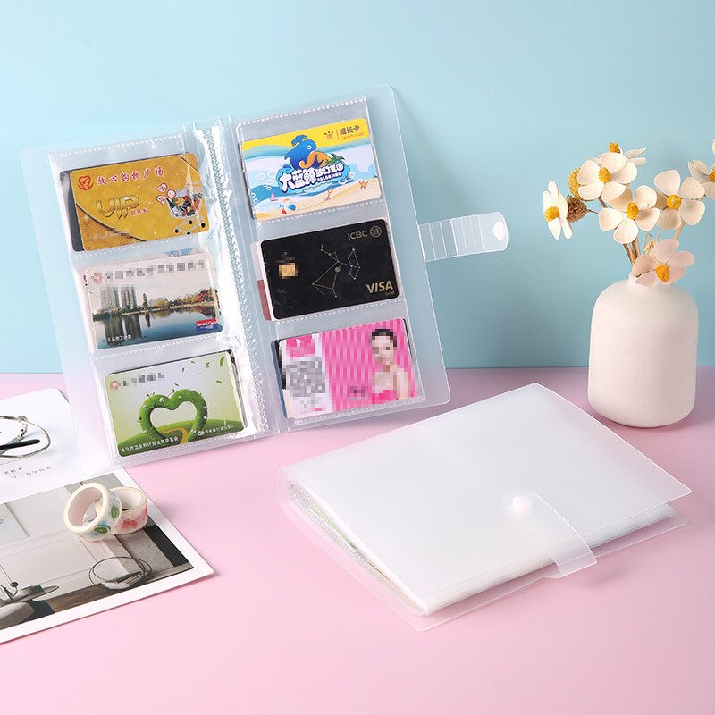 Photo Album Supplier - Portable Transparent Mini Card Holder