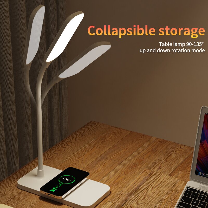 Wireless Charging Lamp Supplier - 15W Output Eye Protection Nightlight