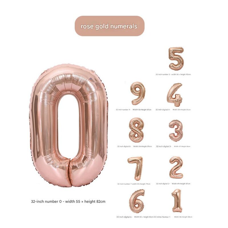 Aluminum Balloon Factory - 32 Inch Gold Silver Gradient Digital