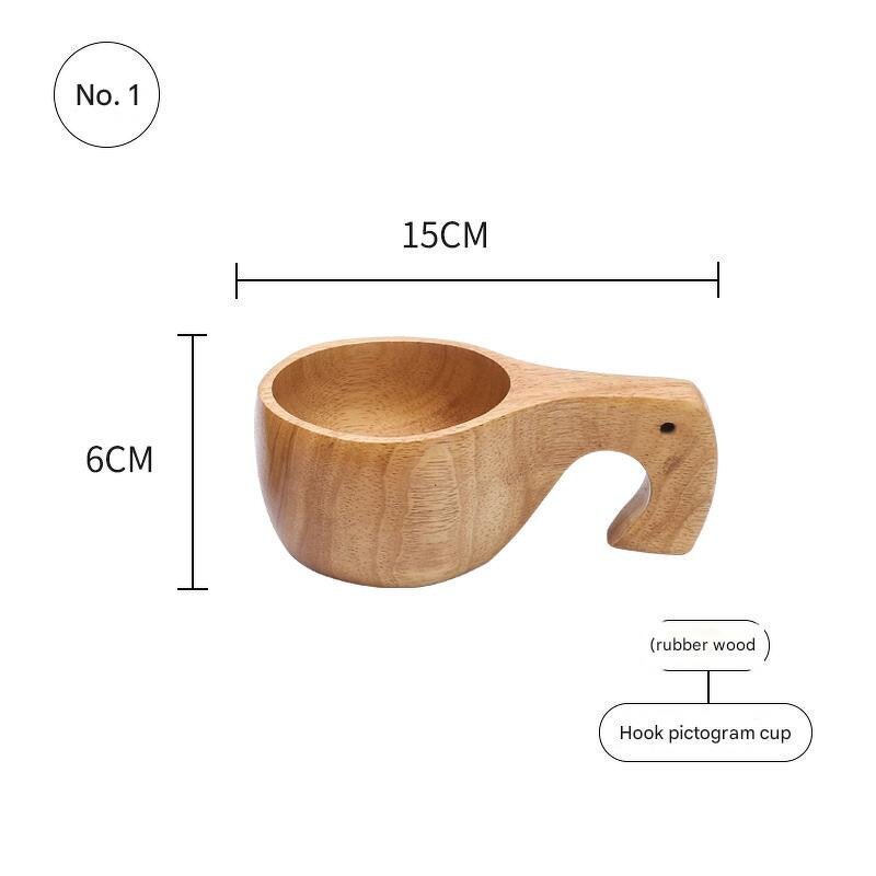 Wooden Cup Factory - Japanese Whole Wood Hook Eco-Friendly