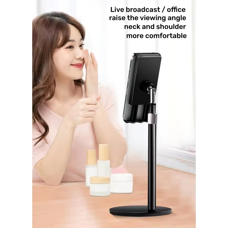 Desktop Phone Stand Factory - 360° Rotatable Telescopic Arm