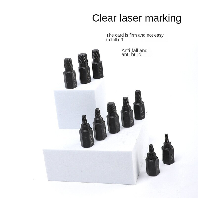 Screw Remover Set Supplier - 10-Piece Carbon Steel Hexagon Socket