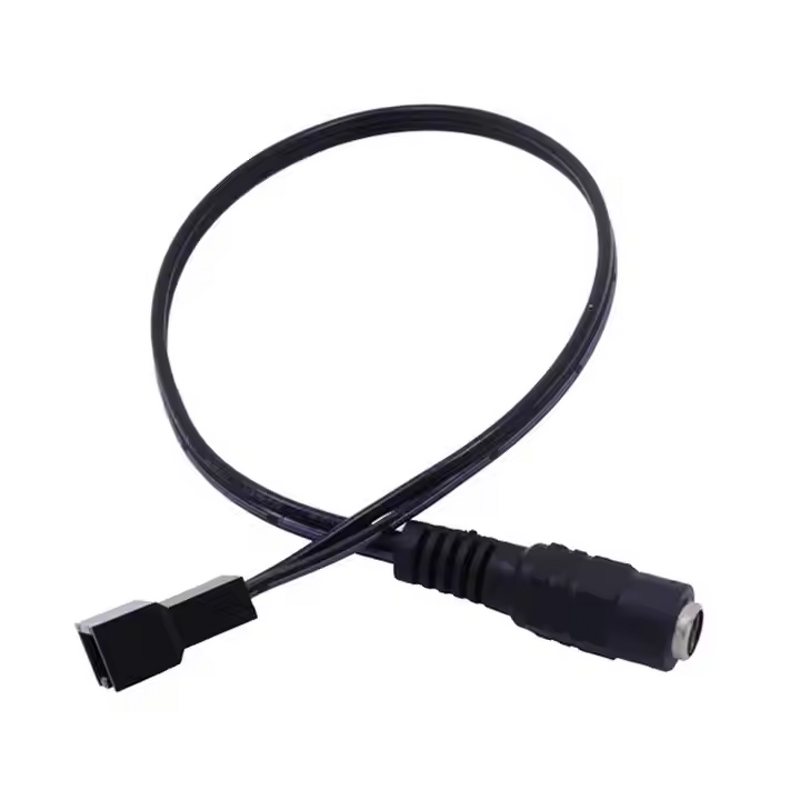 DC Adapter Cable Supplier - 5521 to 4Pin PC Fan Power Cable