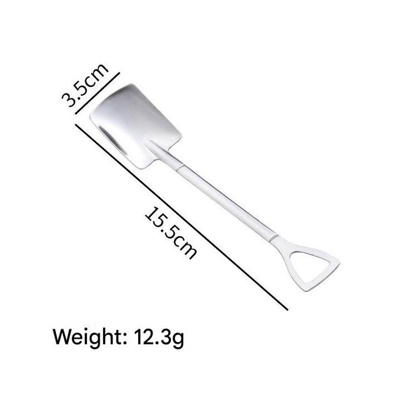 Watermelon Spoon Factory - Creative Stainless Steel Square Shovel