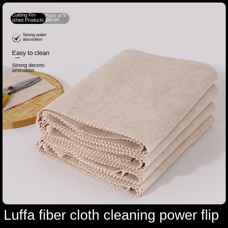 Cleaning Cloth Supplier - Luffa Microfiber Water Absorbent Oil-Free