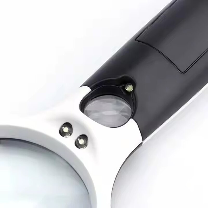 Handheld Magnifier Factory - 45X 3X LED Light for Reading
