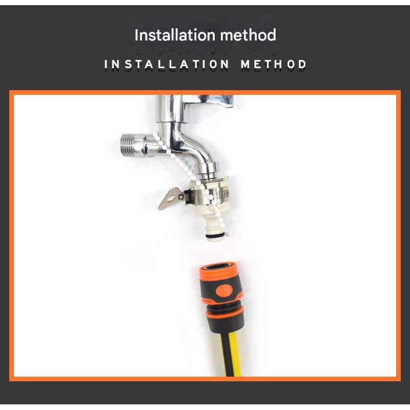 Faucet Connector Factory - White Plastic Quick Connect 1/2"