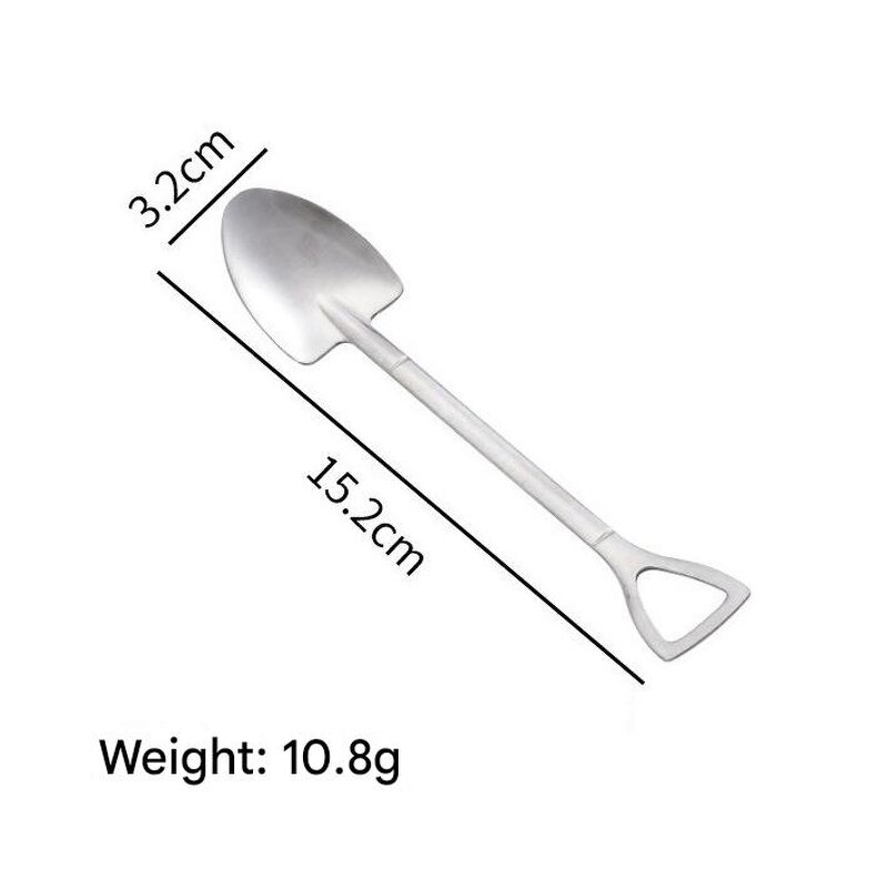 Watermelon Spoon Factory - Creative Stainless Steel Square Shovel