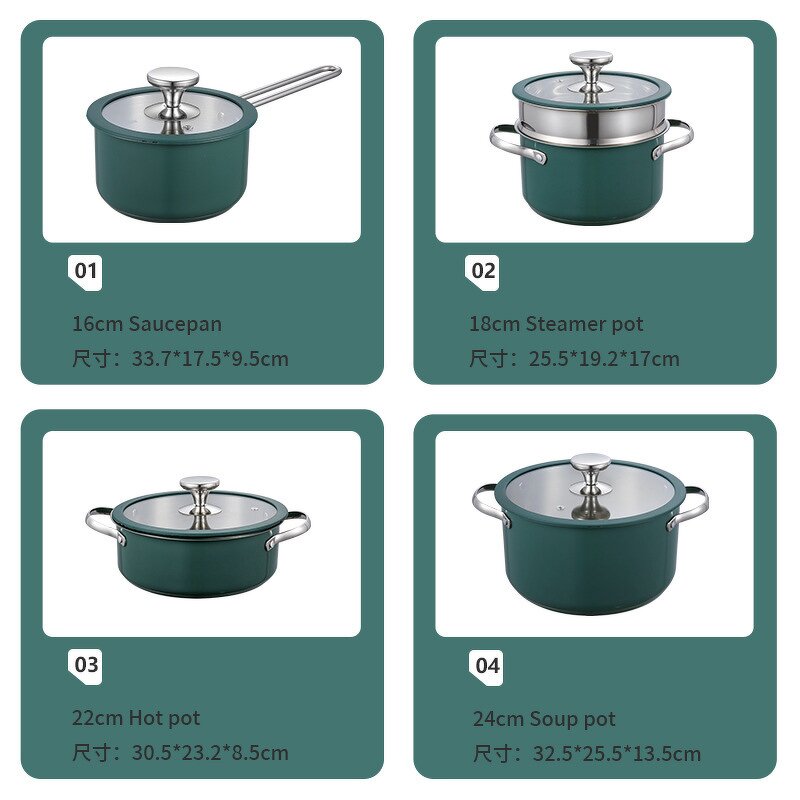 Stainless Steel Pot Supplier - Korean Style 304 Double Bottom