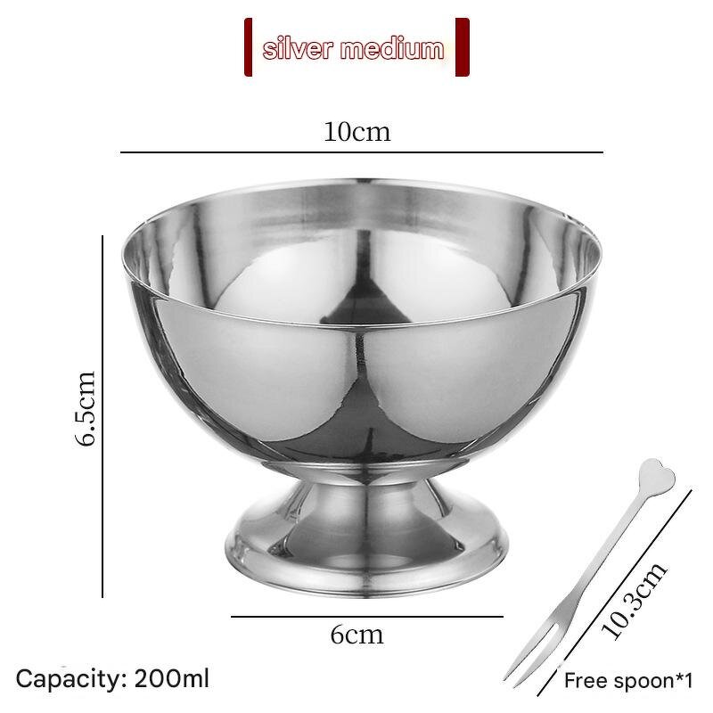 Stainless Steel Stem Cups Supplier - Cocktail Glasses Ice Cream