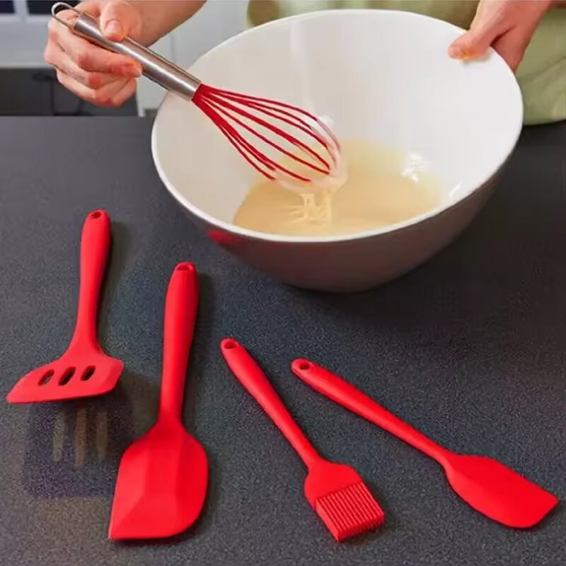 Silicone Baking Tools Factory - 5-Piece Non-Stick Utensils Set