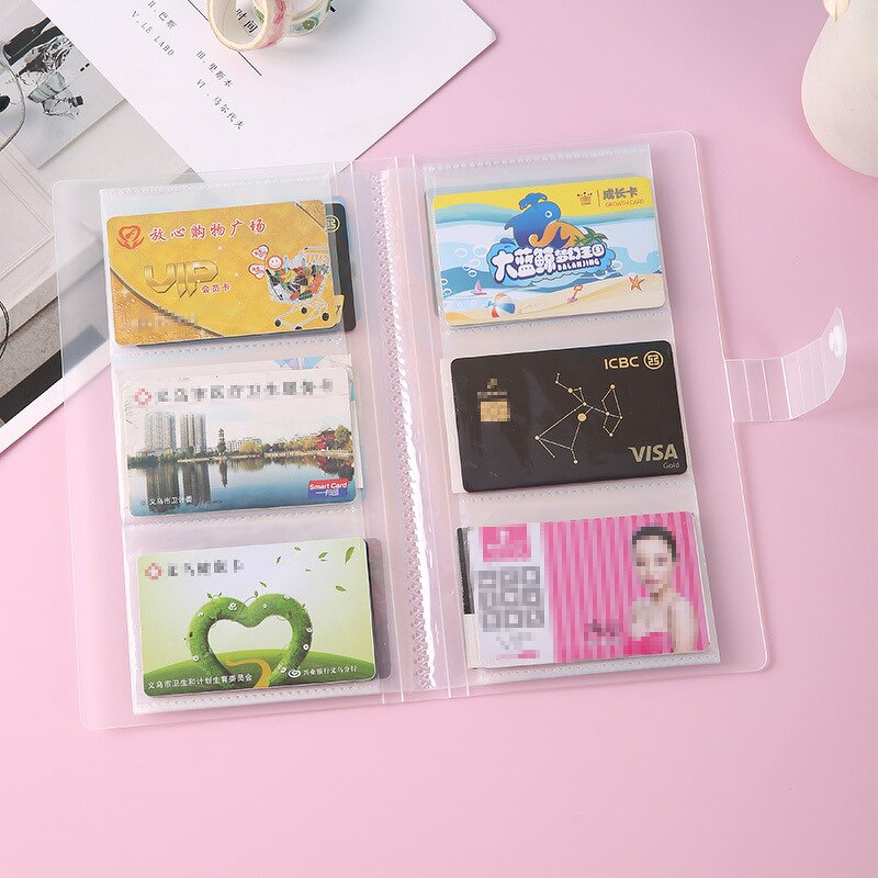 Photo Album Supplier - Portable Transparent Mini Card Holder
