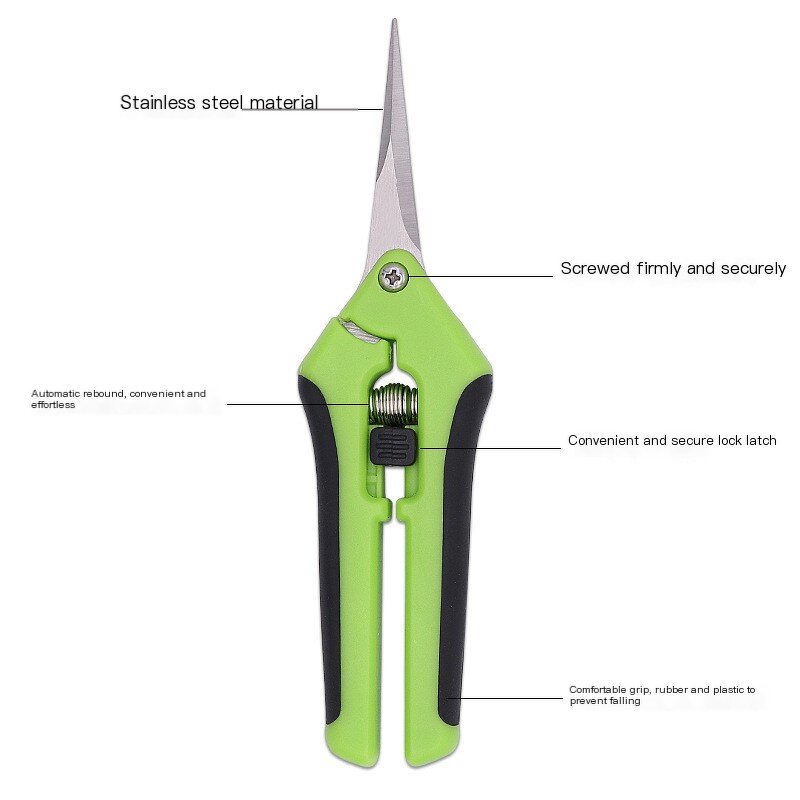 Pruning Shears Supplier - Industrial Stainless Steel Elbow Grape