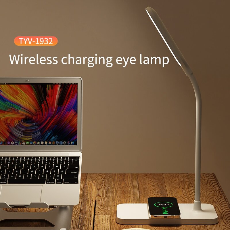 Wireless Charging Lamp Supplier - 15W Output Eye Protection Nightlight
