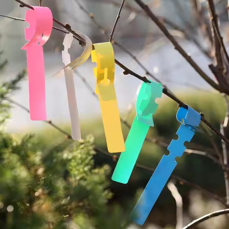 Plant Tags Factory - 100 Pcs 5-Color Hanging Tree Markers