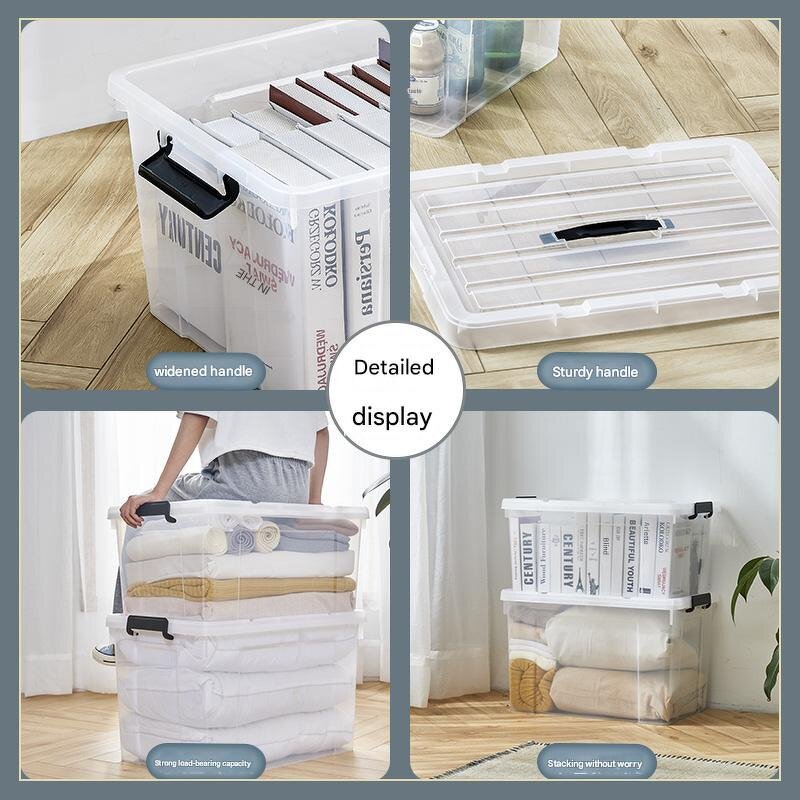 Storage Box Supplier - Waterproof Transparent PP Plastic Large