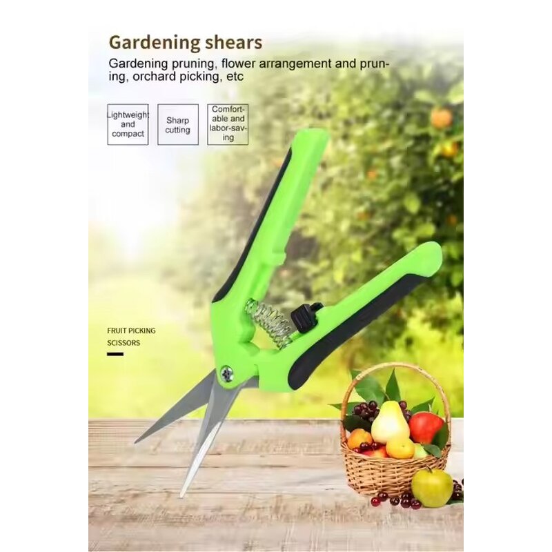 Stainless Steel Shears Supplier - Straight Elbow for Plants Fruits