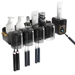 Toothbrush Holder Supplier - Transparent for Couples No-Drill