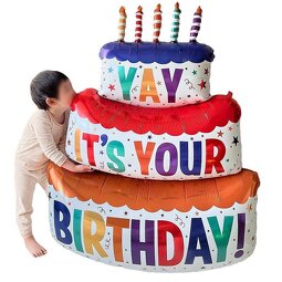 Cake Balloons Supplier - Cartoon Birthday Bear Decorations Photo