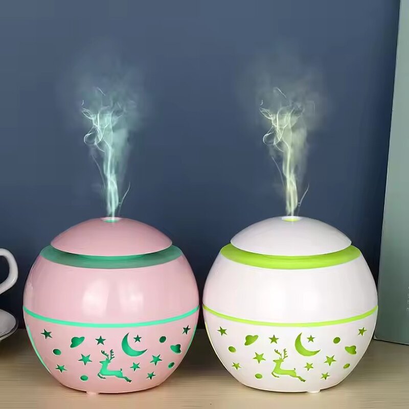 Perfume Dispenser Factory - Smart Hollow Mushroom LED Humidifier