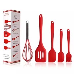 Silicone Baking Tools Factory - 5-Piece Non-Stick Utensils Set