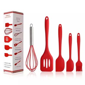Silicone Baking Tools Factory - 5-Piece Non-Stick Utensils Set