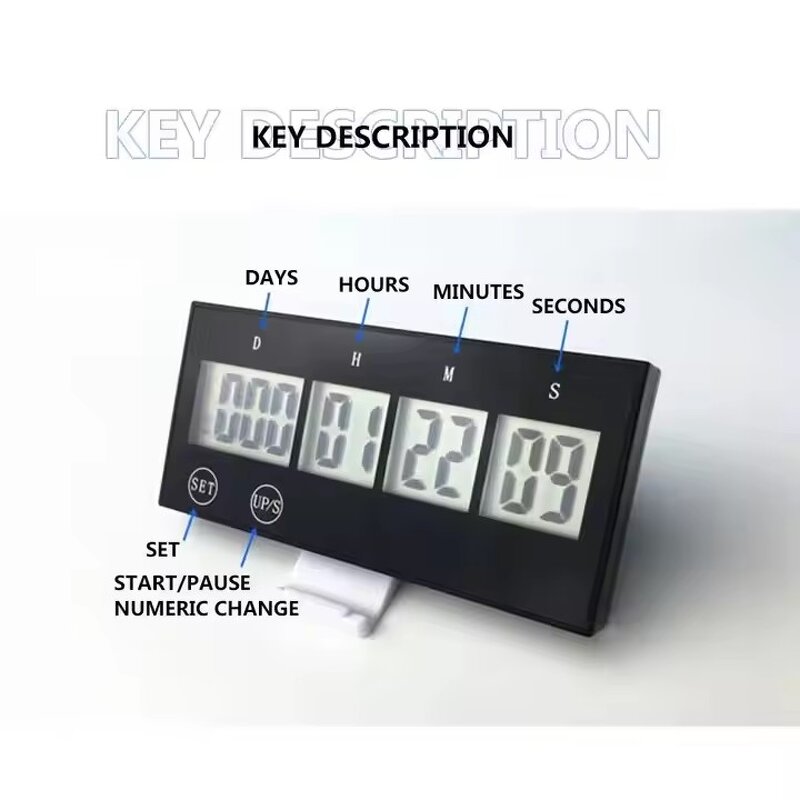 Kitchen Countdown Clock Factory - Small LCD 999 Days Square
