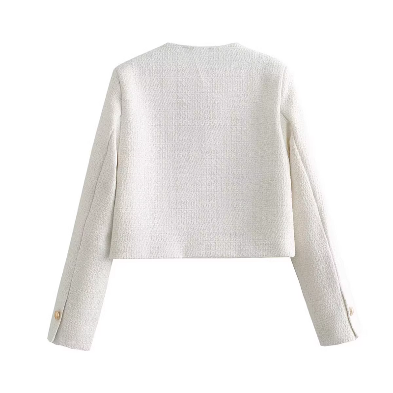 Blazer Manufacturer - OEM Custom PB&ZA Women 2024 Summer Pocket Decoration