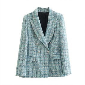 Blazer Coat Manufacturer - OEM Custom PB&ZA Women 2022 Autumn Double
